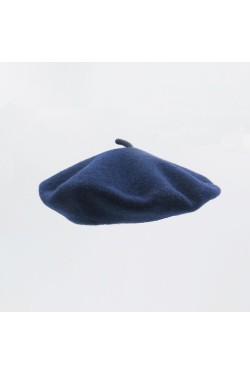Béret bleu denim