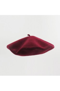 Béret bordeaux femme et homme