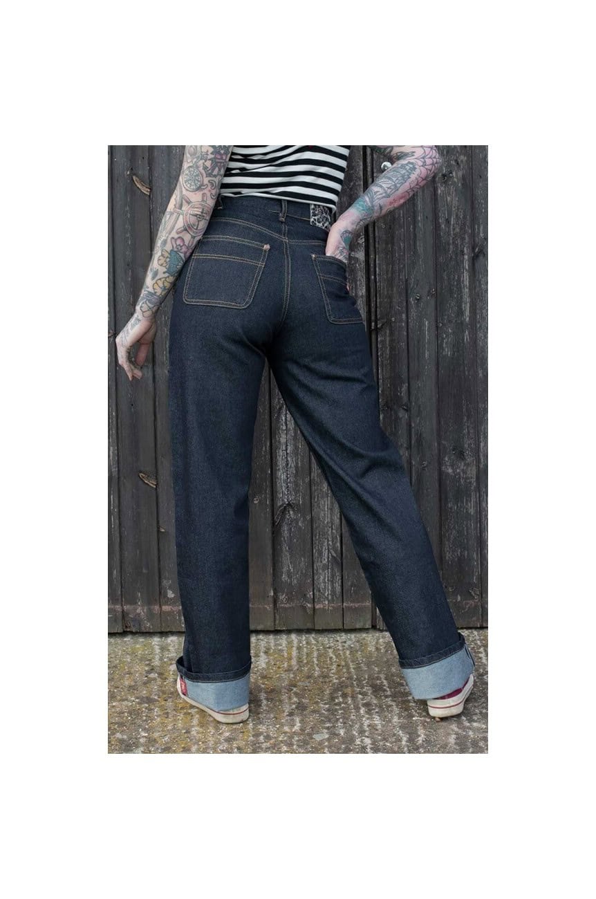 Jean's brut rockabilly femme
