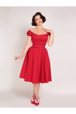 Robe swing rouge