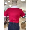Blouse Taylor bordeaux et ecru