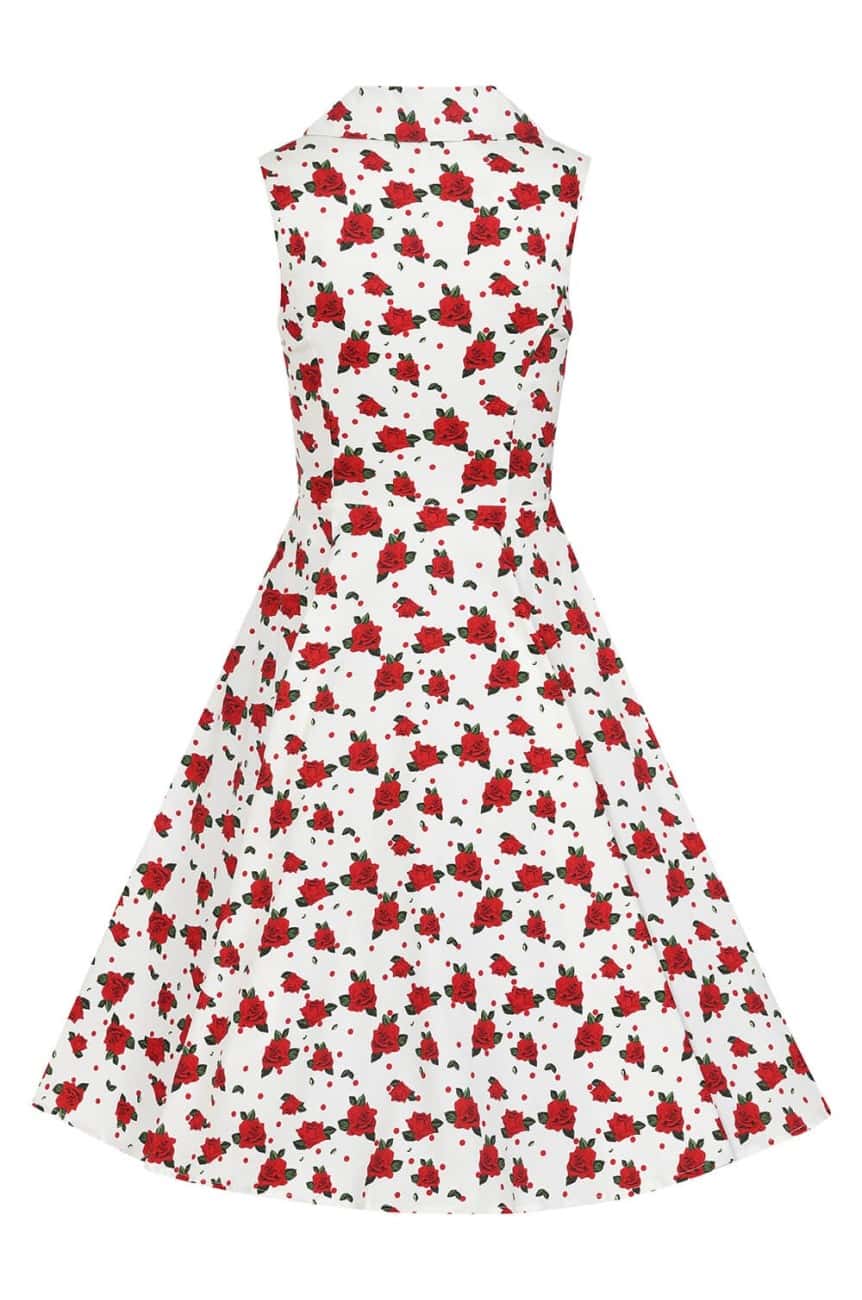 Robe pinup a fleur