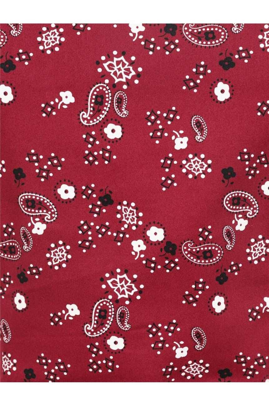Haut bandana bordeaux