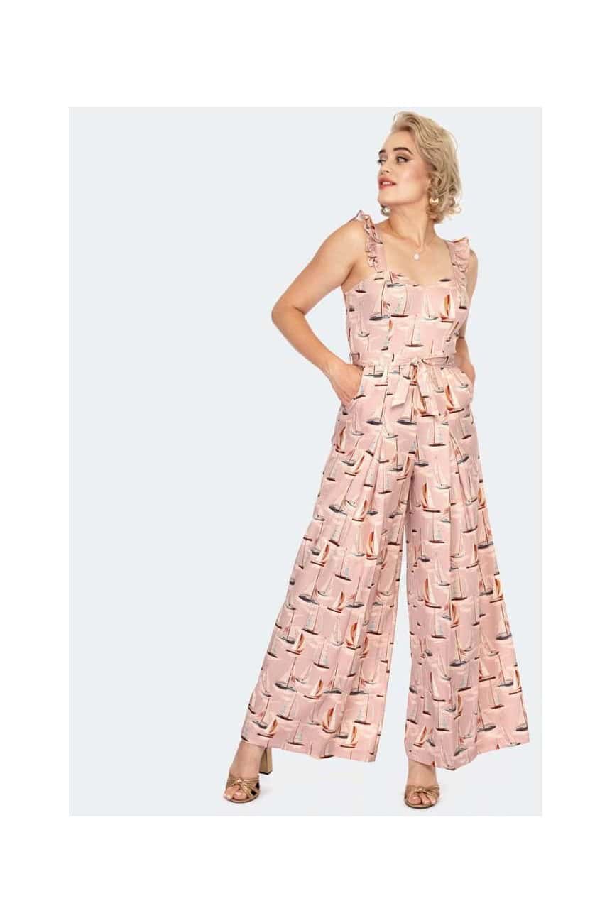 Combinaison femme à bretelles larges