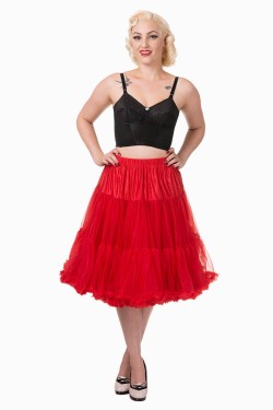 Jupon rockabilly rouge