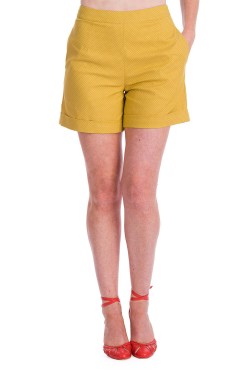 Short rétro a pois