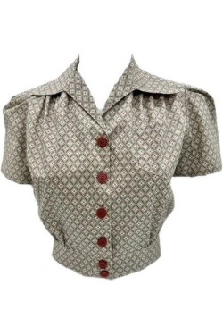 Chemise rétro manches courtes Freddies of Pinewood