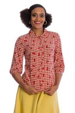 Chemise cerise 1950