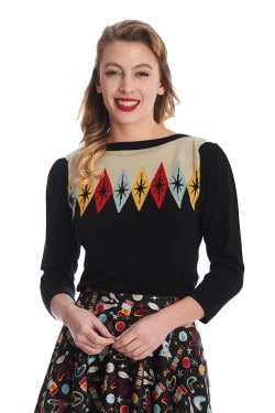 Pull rétro année 50