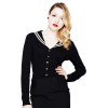 Cardigan pin up noir