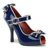 chaussures pin up ancre bleues