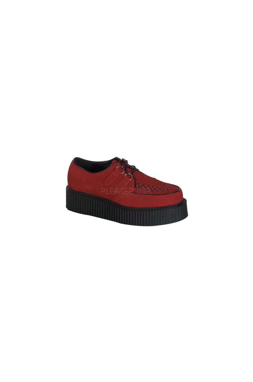 Creeper 402 demonia rouge suede