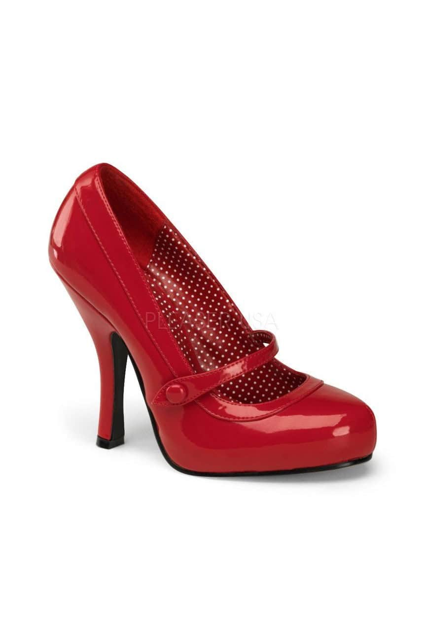 Chaussure pin up couture vernie rouge