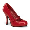 Chaussure pin up couture vernie rouge