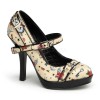 Chaussure retro motif tattoo