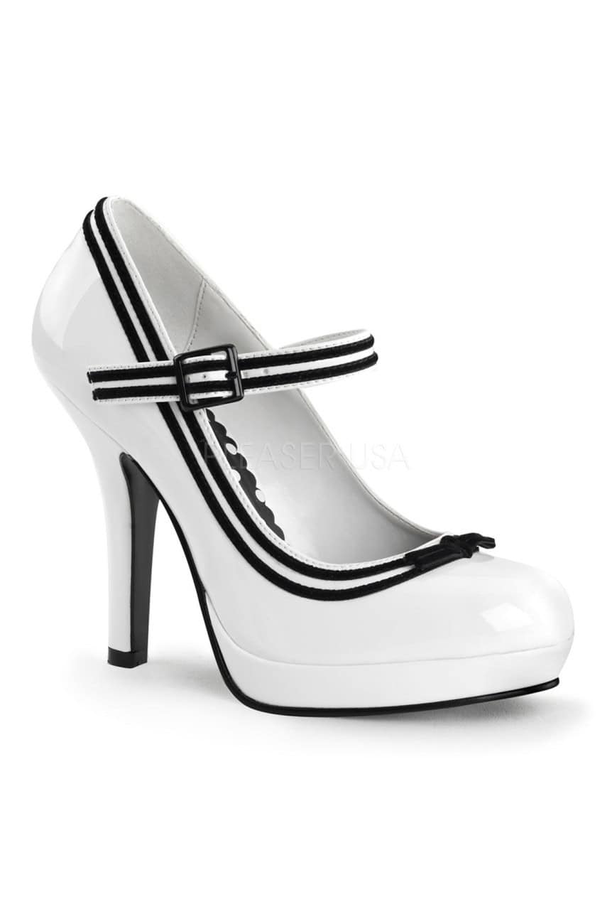 Chaussure vintage pin up marin