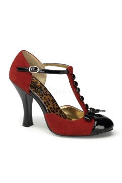 Chaussure pin up smitten 10 rouge