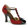 Chaussure pin up smitten 10 rouge