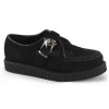 Creepers 605 demonia suedine boucle tete de mort