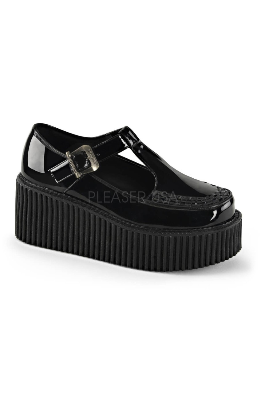 Demonia creepers ouvertes en vinyle