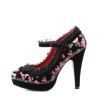 Chaussures pin up bettie-16 blanc