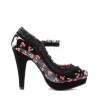 Chaussures pin up bettie-16 blanc