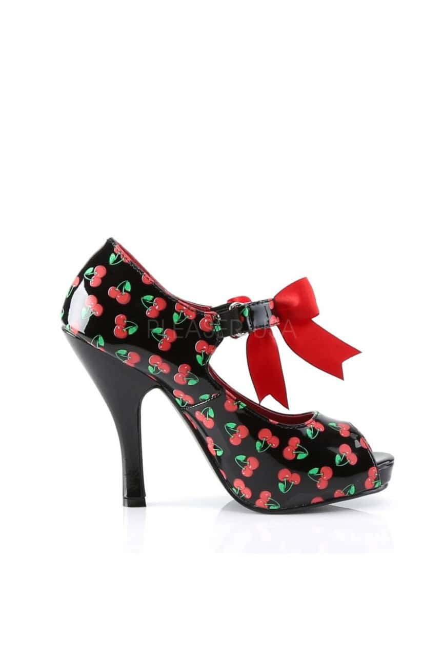 Chaussure cerises pin up cutiepie-07