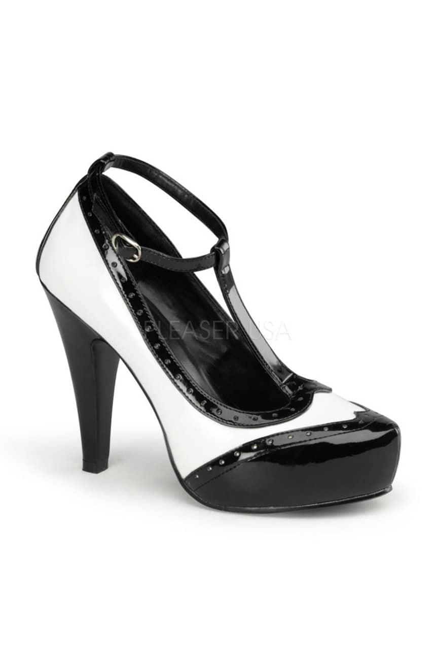 Escarpin old school noir et blanc