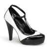 Escarpin old school noir et blanc