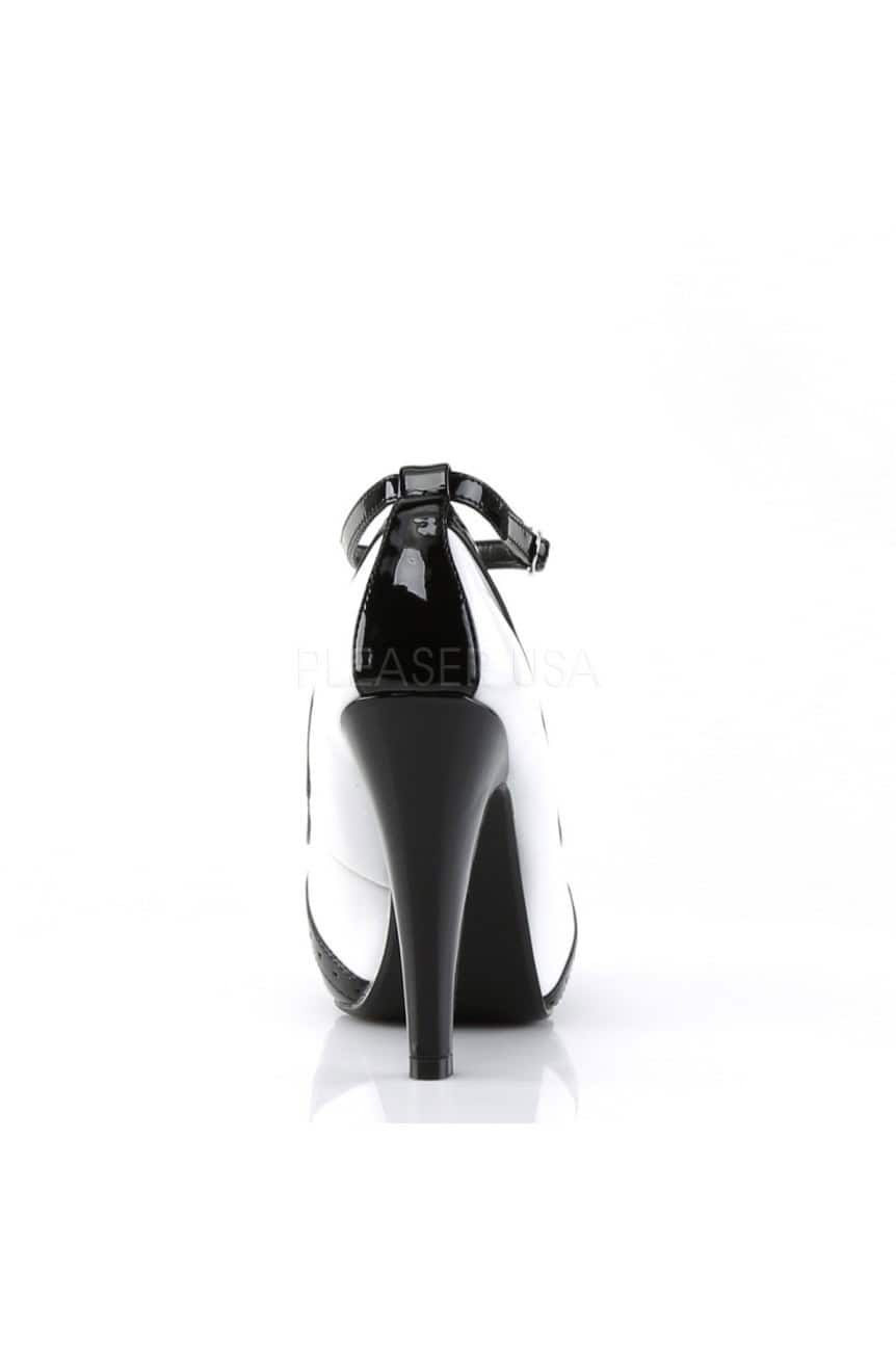Escarpin old school noir et blanc