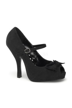 Escarpin suedine pin up