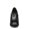Escarpin suedine pin up