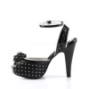 Escarpin pin up a pois noir