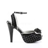 Escarpin pin up a pois noir