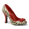 Chaussure leopard pinup couture smitten-01 rouge