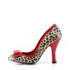 Chaussure leopard pinup couture smitten-01 rouge