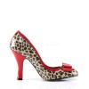 Chaussure leopard pinup couture smitten-01 rouge