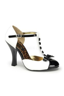 Chaussure pin up smitten 10 blanche