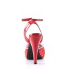 Escarpin pin up a pois rouge