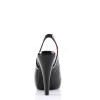 Chaussure vinyle noir pin up couture