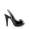 Chaussure vinyle noir pin up couture