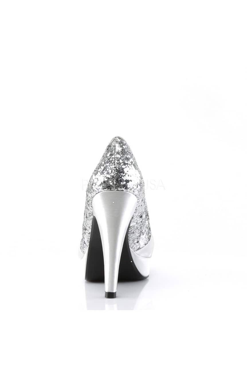 Escarpins a paillettes blanches