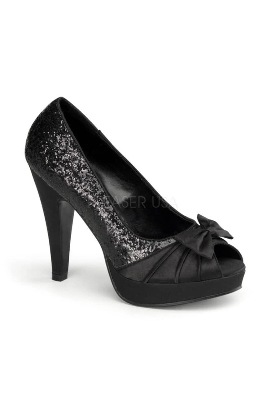 Escarpins a paillettes noires