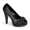 Escarpins a paillettes noires