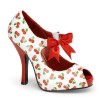 Chaussure pois vinyle pin up cutiepie-07