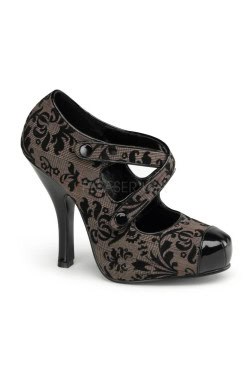 Chaussure imprimé ecossais et fleurs
