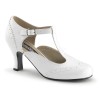 Chaussure vintage blanche flapper-26