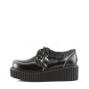 Creepers rayées avec fermeture eclair