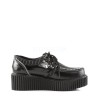 Creepers rayées avec fermeture eclair