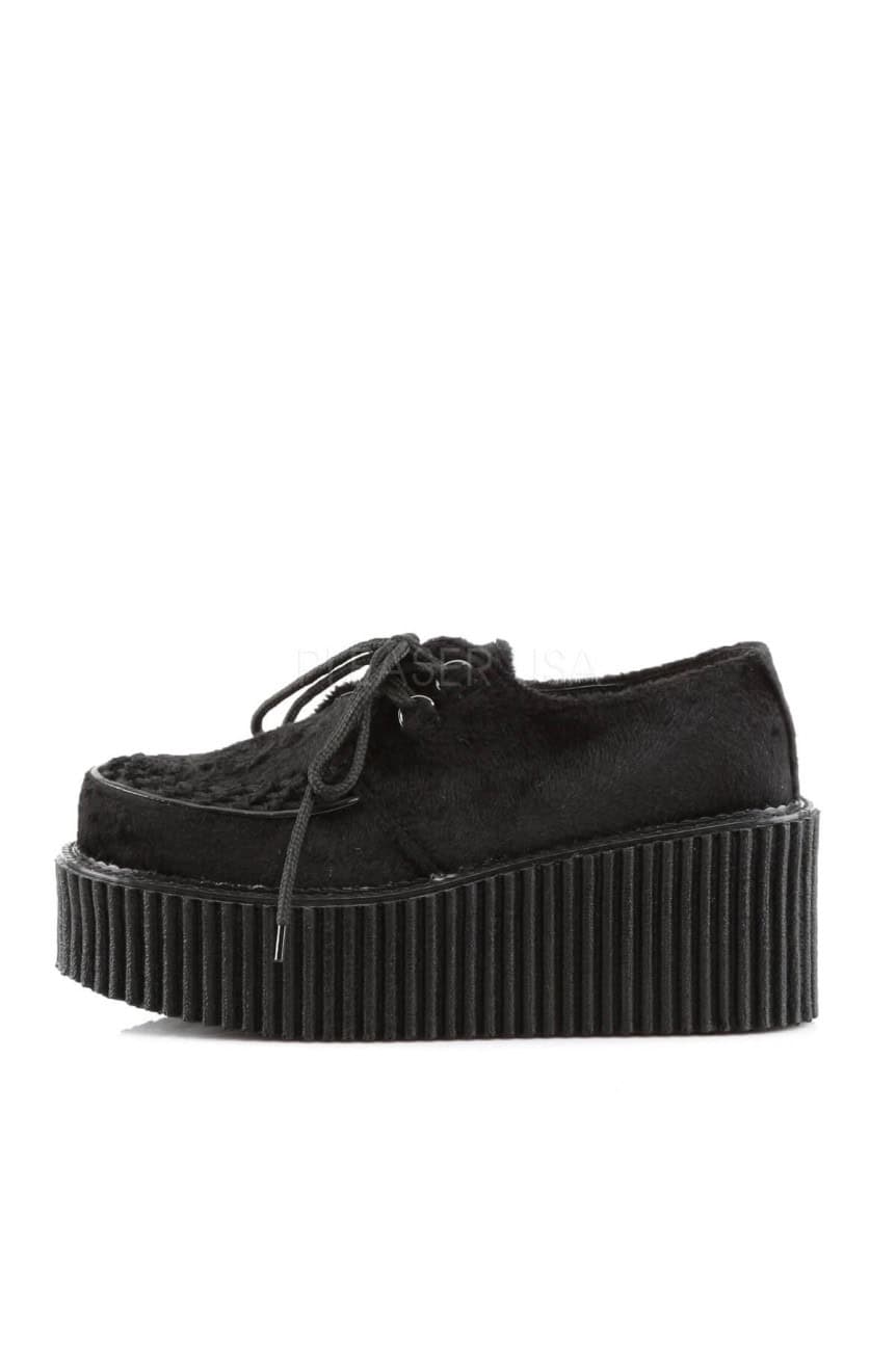 Creepers noires surpiquées-Demonia